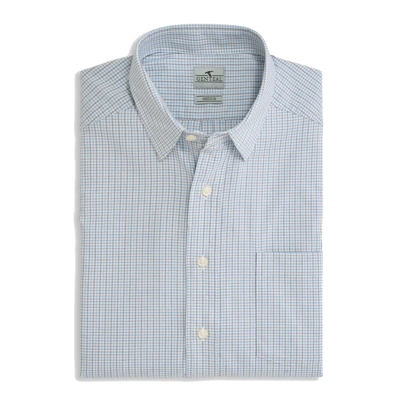 GenTeal Gilpin Royal Oxford Sport Shirt - Bluesky