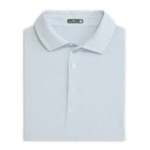 GenTeal Jacquard Performance Polo - Heritage Blue