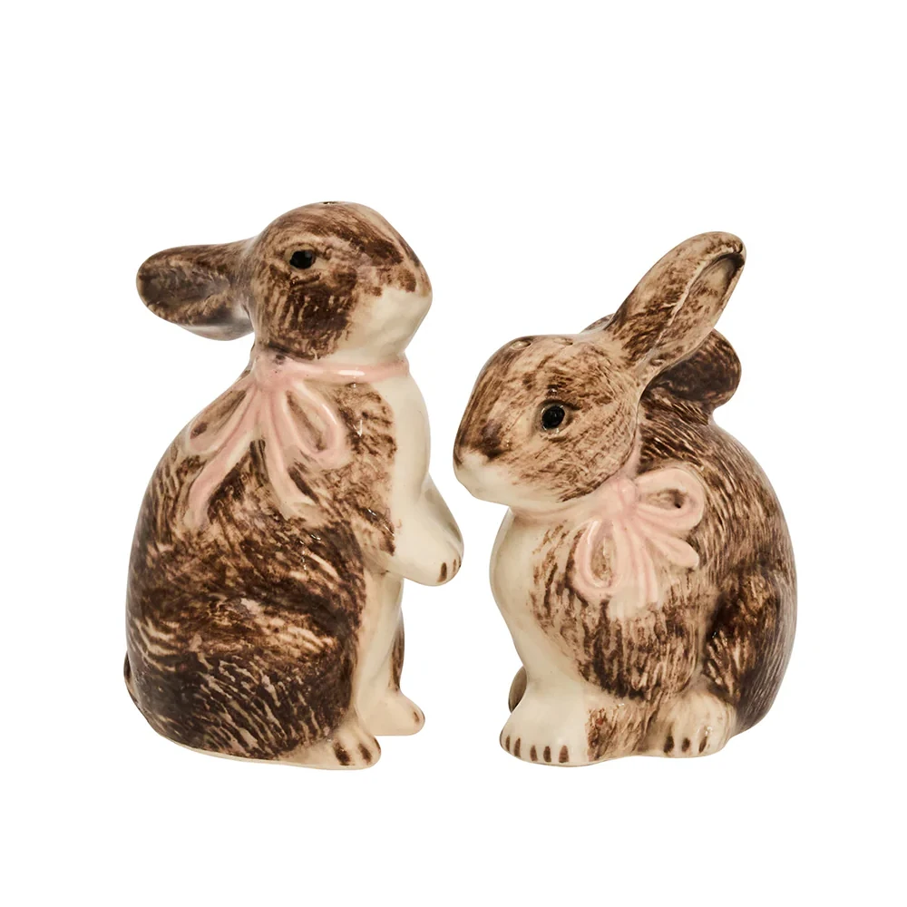 Juliska Bunny Salt and Pepper Set/2pc - Napoleon & Josephine