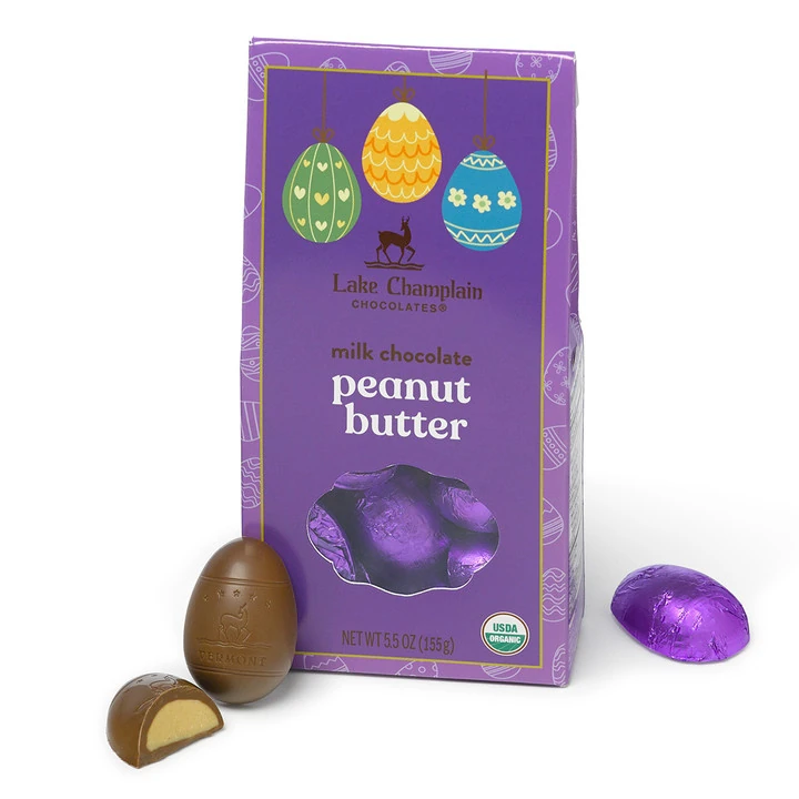 Lake Champlain Milk Peanut Butter Easter Eggs