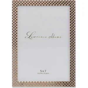 Lawrence Frames Bracelet Design Picture Frame, 5x7 - Gold