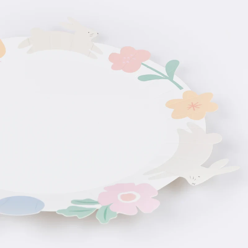 Meri Meri Easter Icons Edged Paper Dinner Plates, Pack of 8