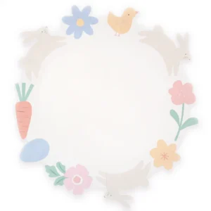Meri Meri Easter Icons Edged Paper Dinner Plates, Pack of 8