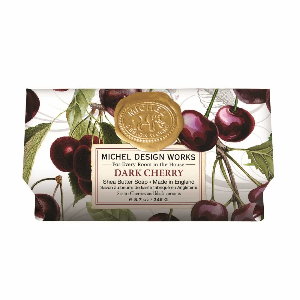 Michel Design Works - Large Bath Soap Bar - Dark Cherry