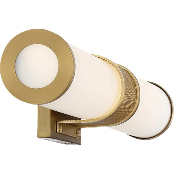 Nuvo Caper LED 24" Vanity Light - Brushed Brass