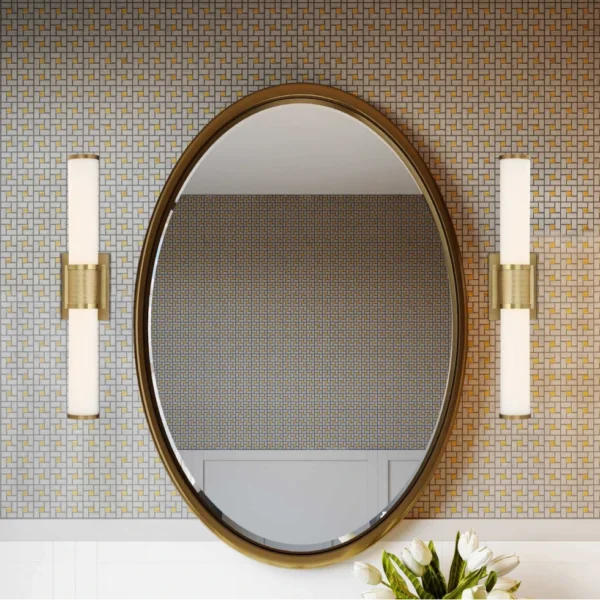 Nuvo Caper LED 24" Vanity Light - Brushed Brass