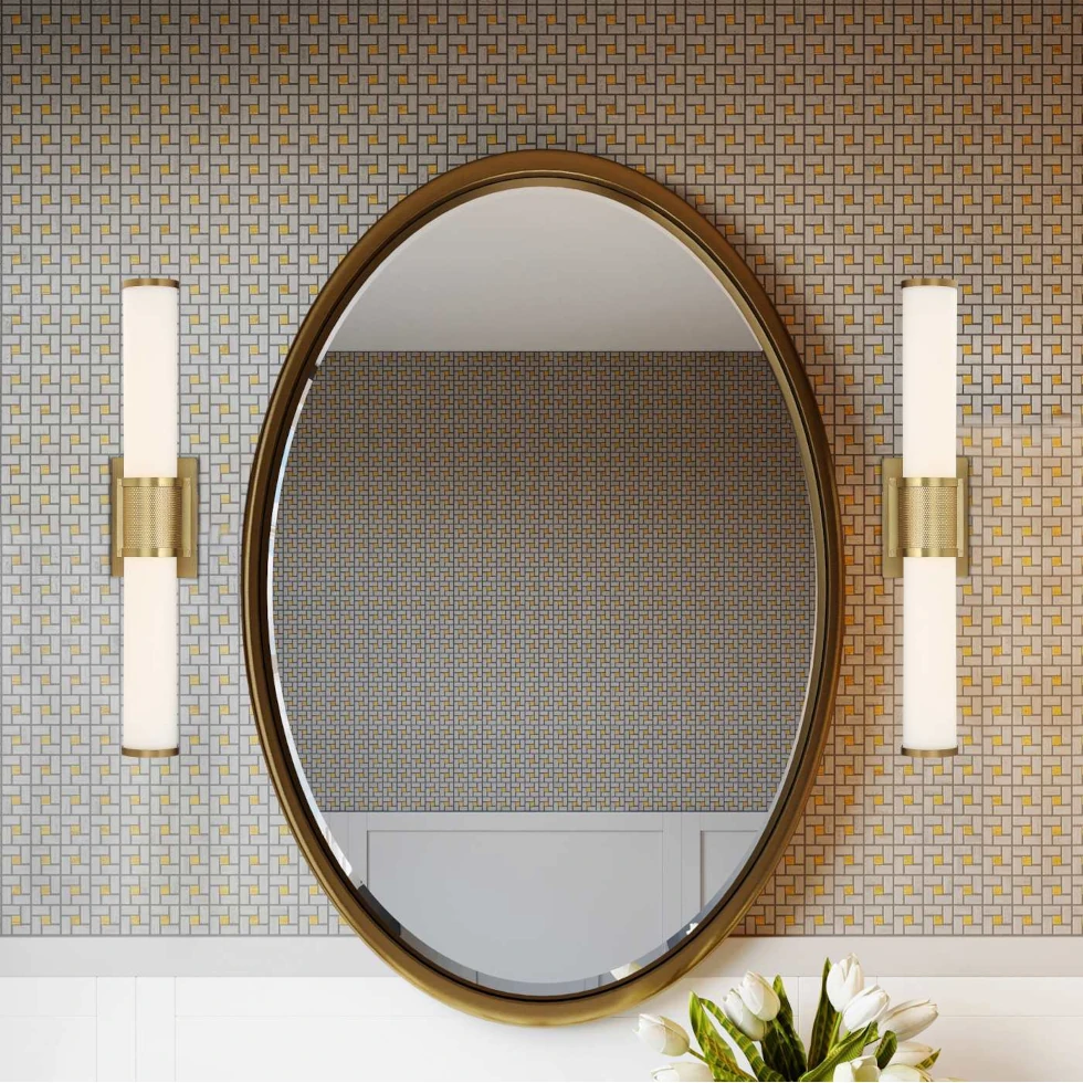 Nuvo Caper LED 24" Vanity Light - Brushed Brass