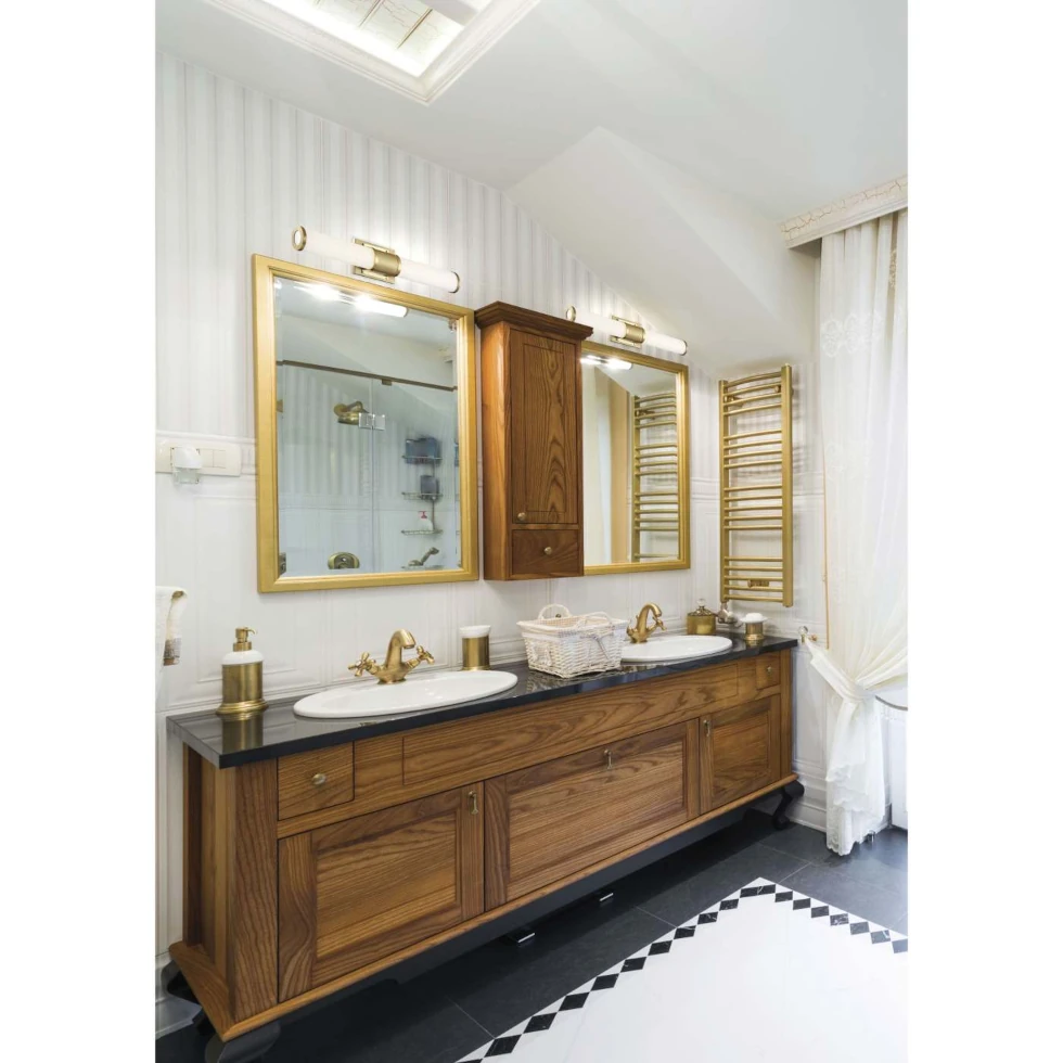 Nuvo Caper LED 24" Vanity Light - Brushed Brass