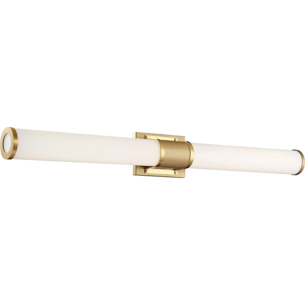 Nuvo Caper LED 36" Vanity Light - Brushed Brass