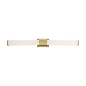 Nuvo Caper LED 36" Vanity Light - Brushed Brass