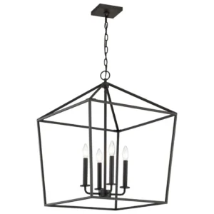 Nuvo Emma Large Pendant Light - Matte Black Finish