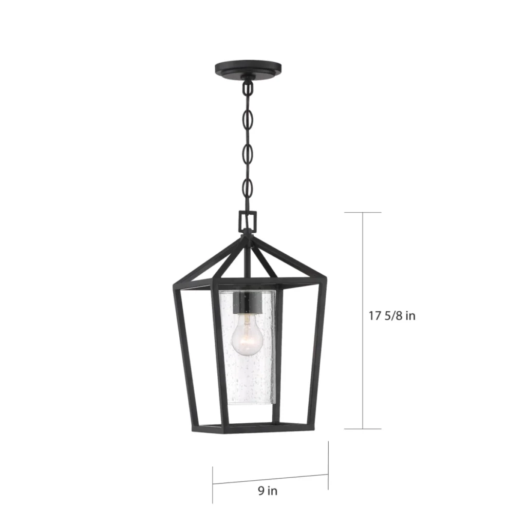 Nuvo Hopewell Single Light Hanging Lantern3