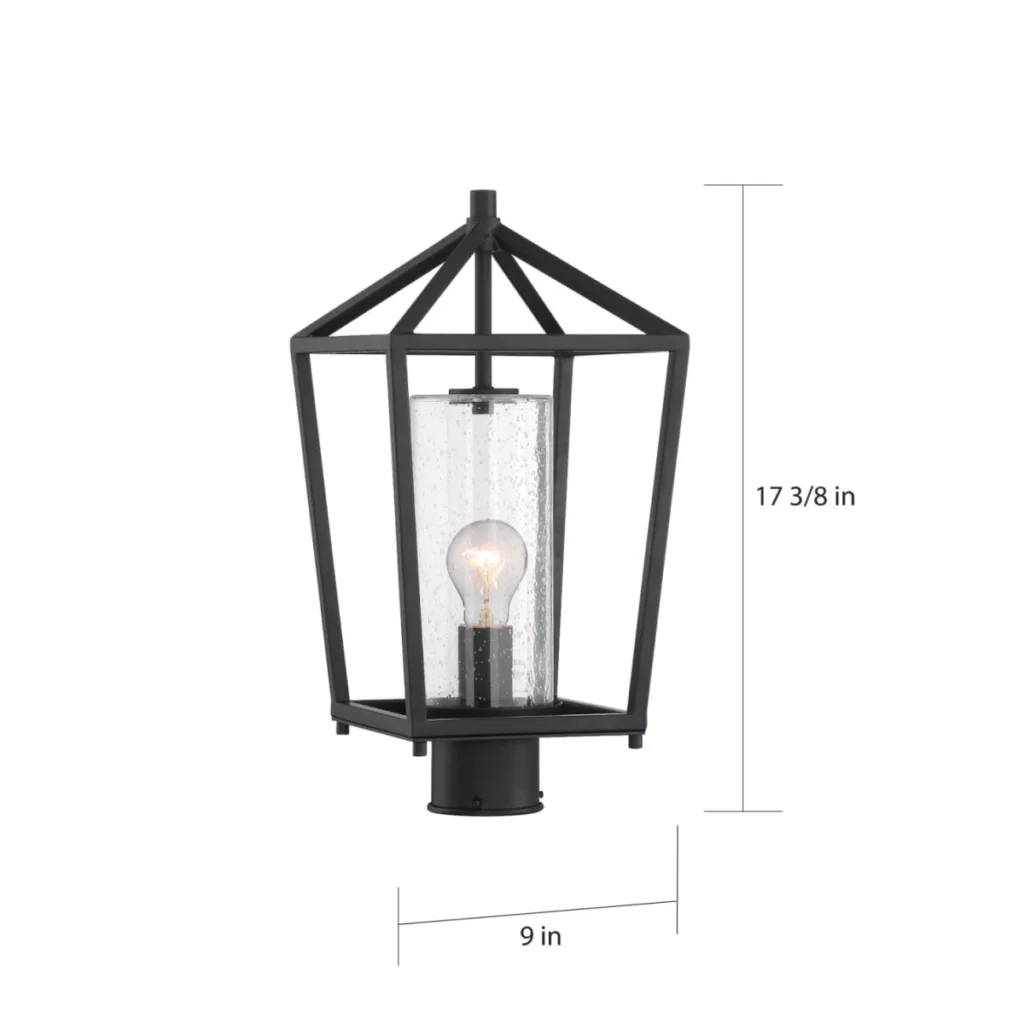Nuvo Hopewell Single Light Post Lantern4