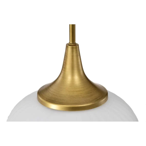 Nuvo Solara Pendant Light - Natural Brass Finish