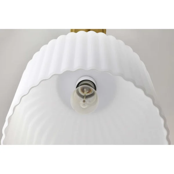Nuvo Solara Pendant Light - Natural Brass Finish