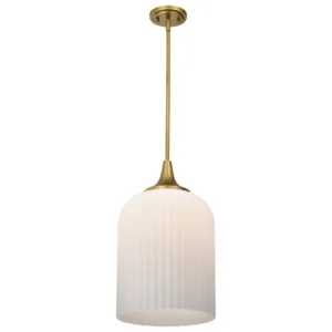 Nuvo Solara Pendant Light - Natural Brass Finish