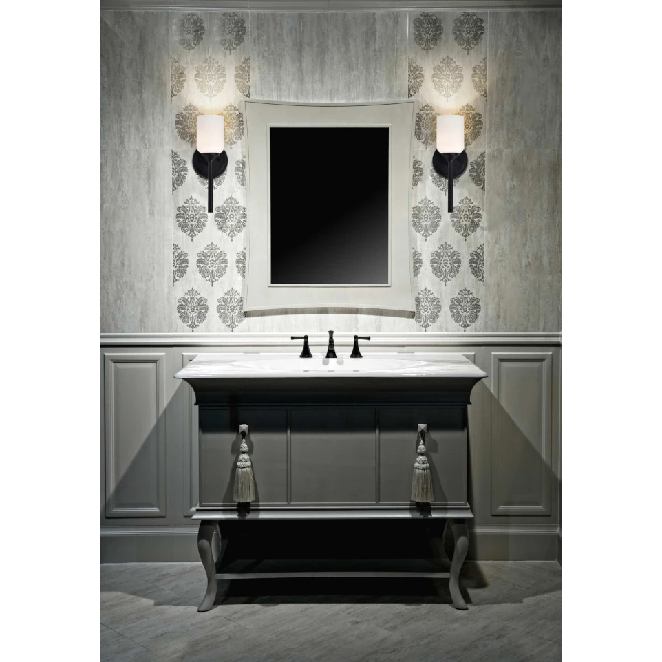 Nuvo Solara Vanity Wall Sconce Light - Matte Black Finish