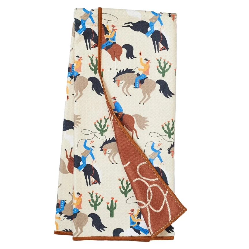 Once Again Home Rodeo Anywhere Reversible Towel