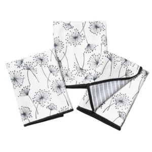 Once Again Home Whispers Reversible Mighty Mini Towel Set of 3 - Milk