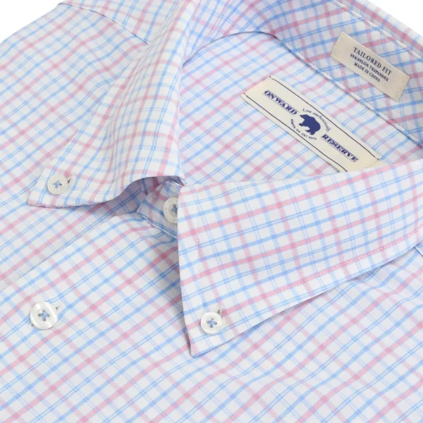 Onward Reserve Odessa Tailored Fit Performance Shirt - Azurine