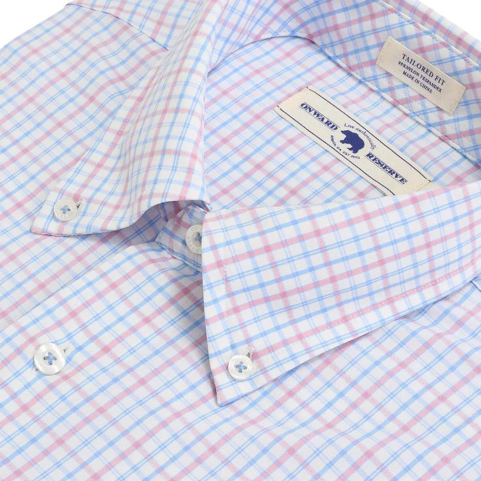 Onward Reserve Odessa Tailored Fit Performance Shirt - Azurine