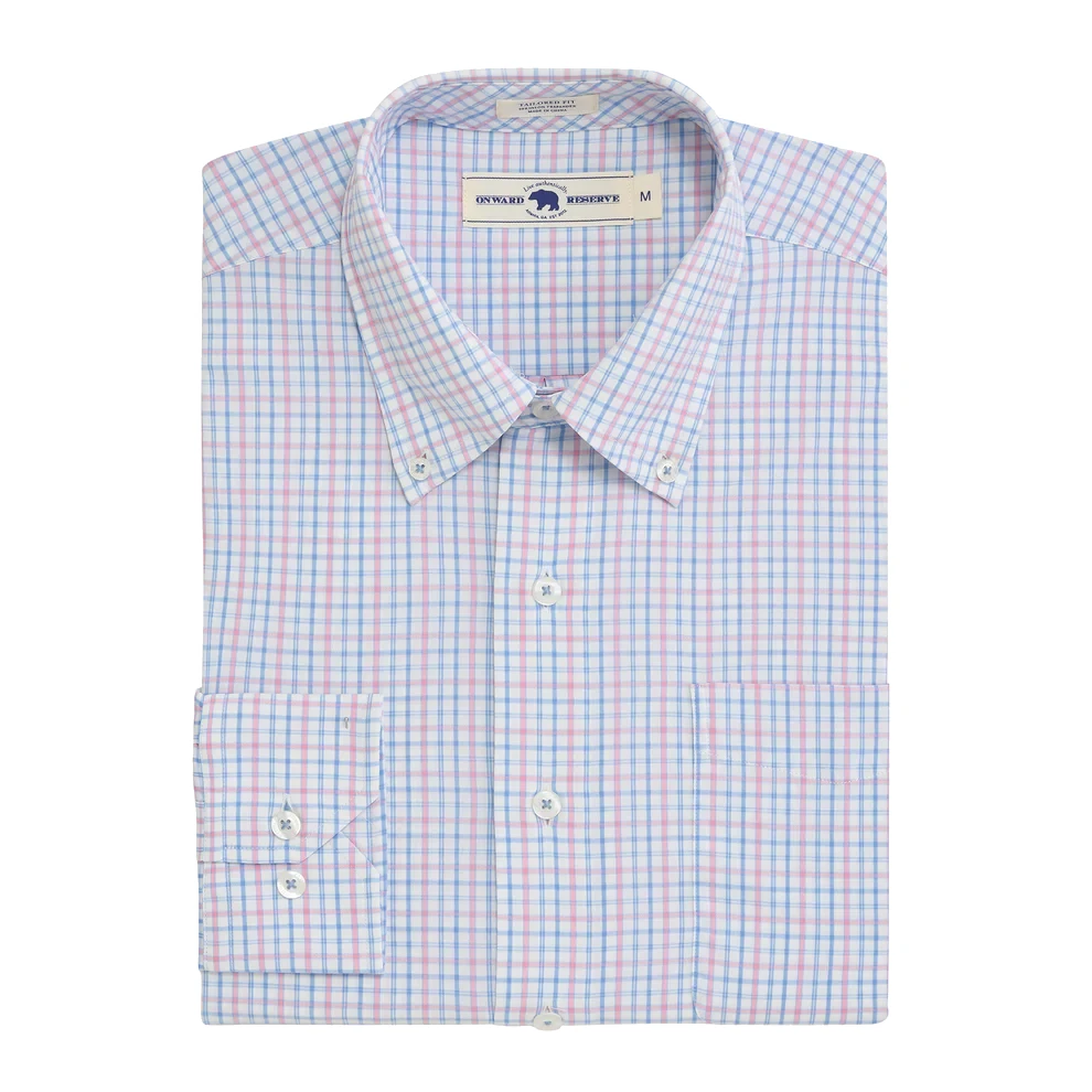 Onward Reserve Odessa Tailored Fit Performance Shirt - Azurine