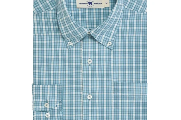 Onward Reserve Ruskin Tailored Fit Performance Shirt - Surf