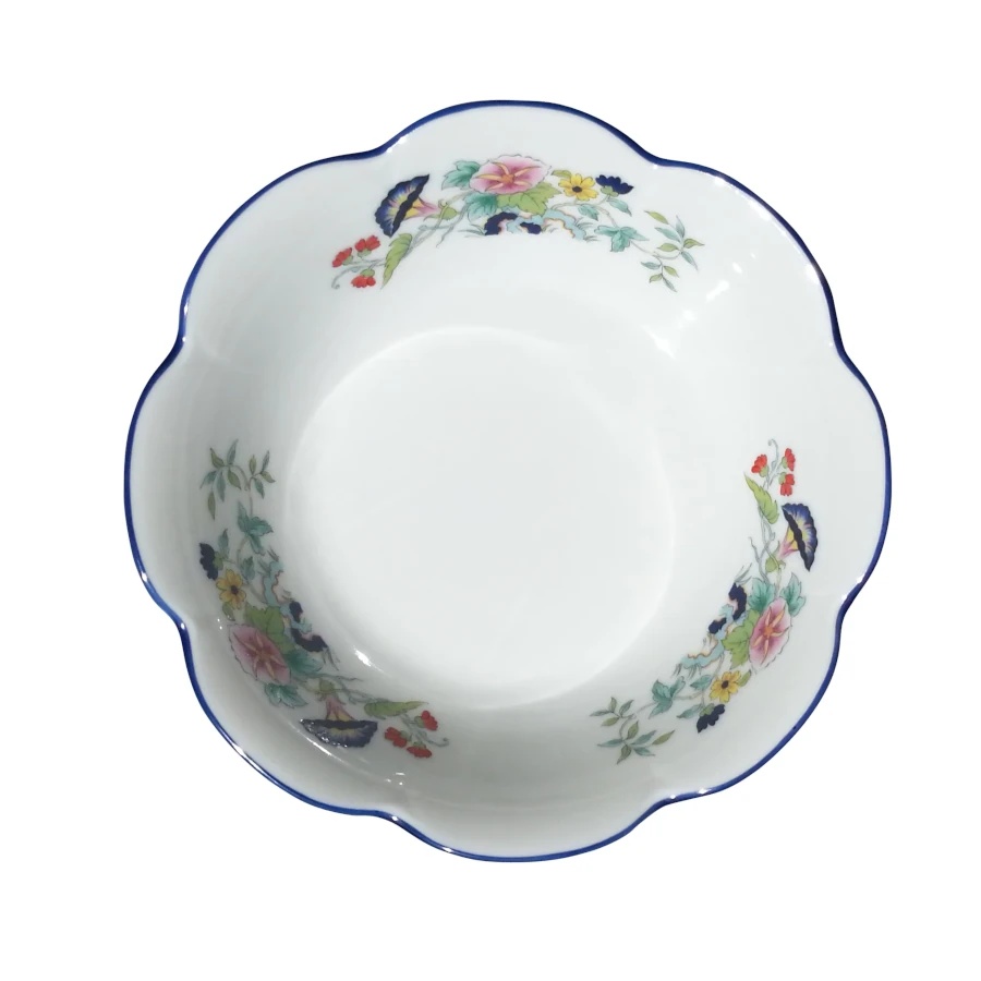 Royal Limoges Paradis Bleu Deep Soup/Cereal Bowl