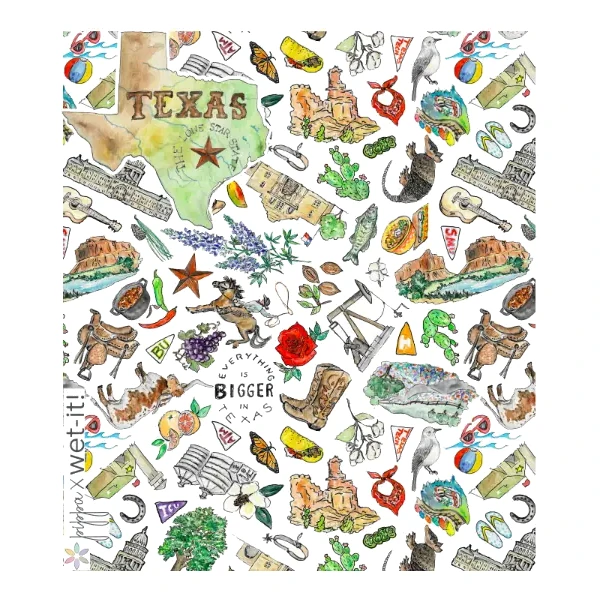Wet-It Texas Dish Towel