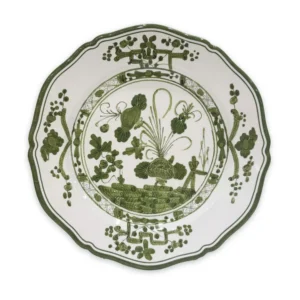 Beatriz Ball VIDA Faenza 11" Dinner Plate - White and Green