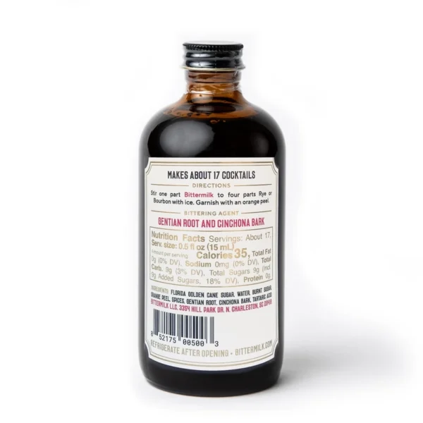 Bittermilk No.1 - Bourbon Barrel Aged Old Fashioned Cocktail Mixer