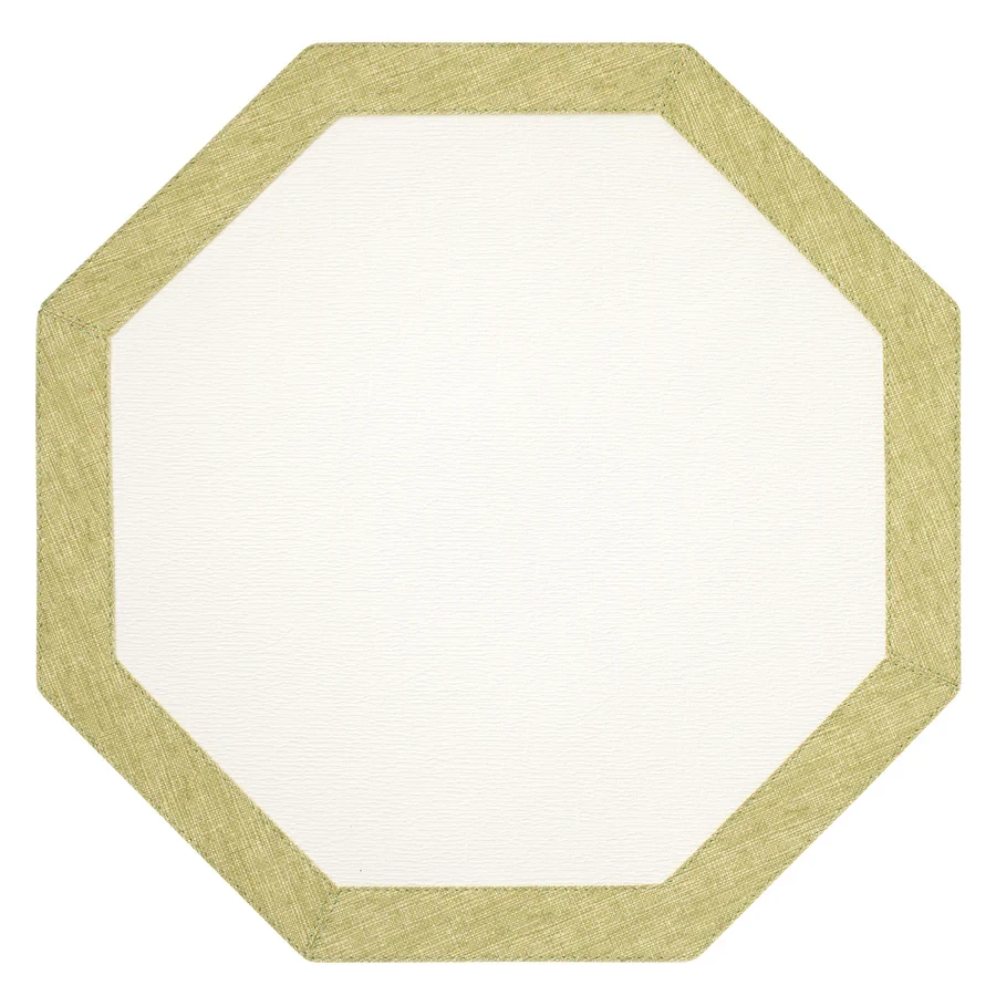 Bodrum Bordino Reversible Vinyl Placemat, White Fern