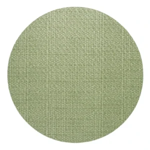 Bodrum Wicker Round Vinyl Placemat - Fern