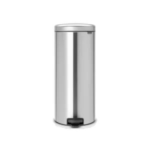 Brabantia NewIcon Step on Trash Can - Matte Steel