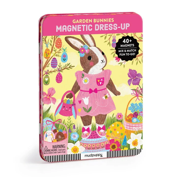 Mudpuppy Garden Bunnies Magnetic Dress-up Mudpuppy Garden Bunnies Magnetic Dress-up