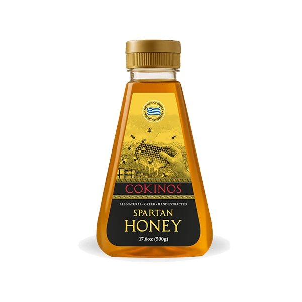 Cokinos Spartan Honey – 17.6 oz Squeeze Bottle