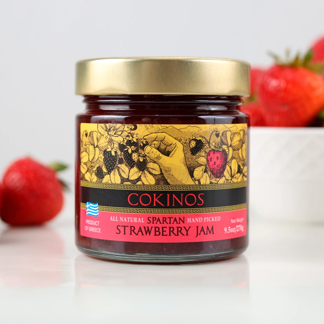 Cokinos Strawberry Jam – 9.5 oz Jar
