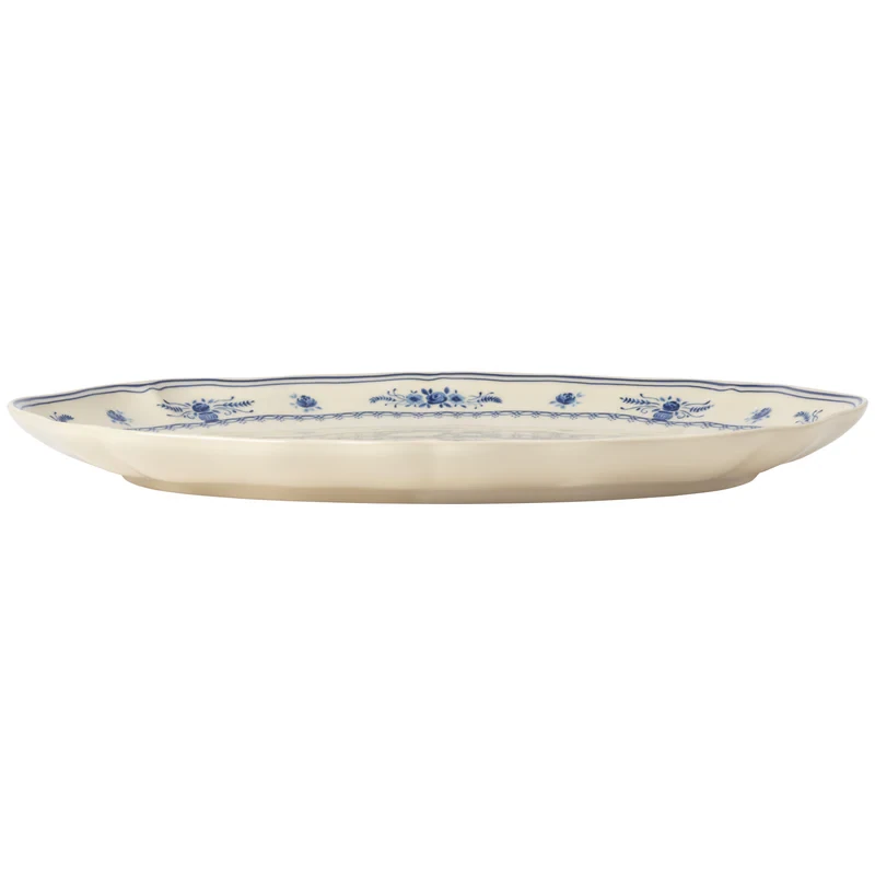 Costa Nova Large Oval Platter Vila - Beige/Blue