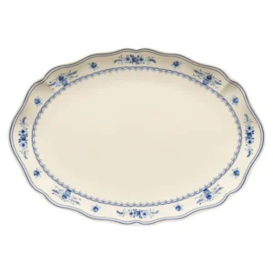 Costa Nova Large Oval Platter Vila - Beige/Blue