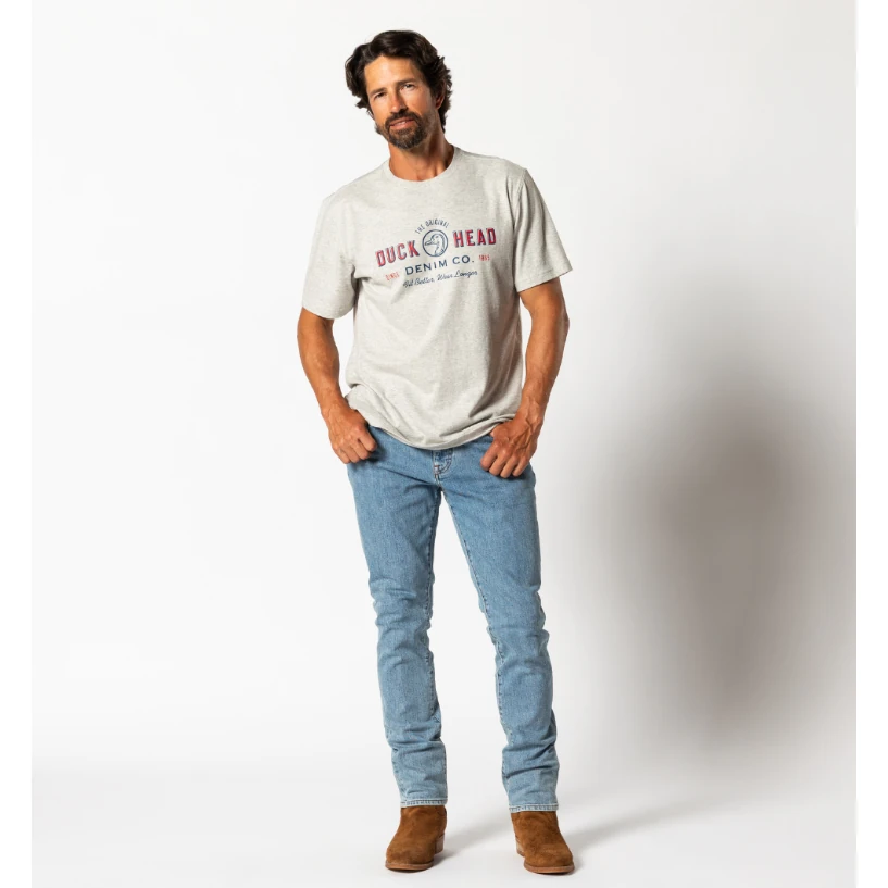 Duckhead Denim Co. T-Shirt - Varsity Grey