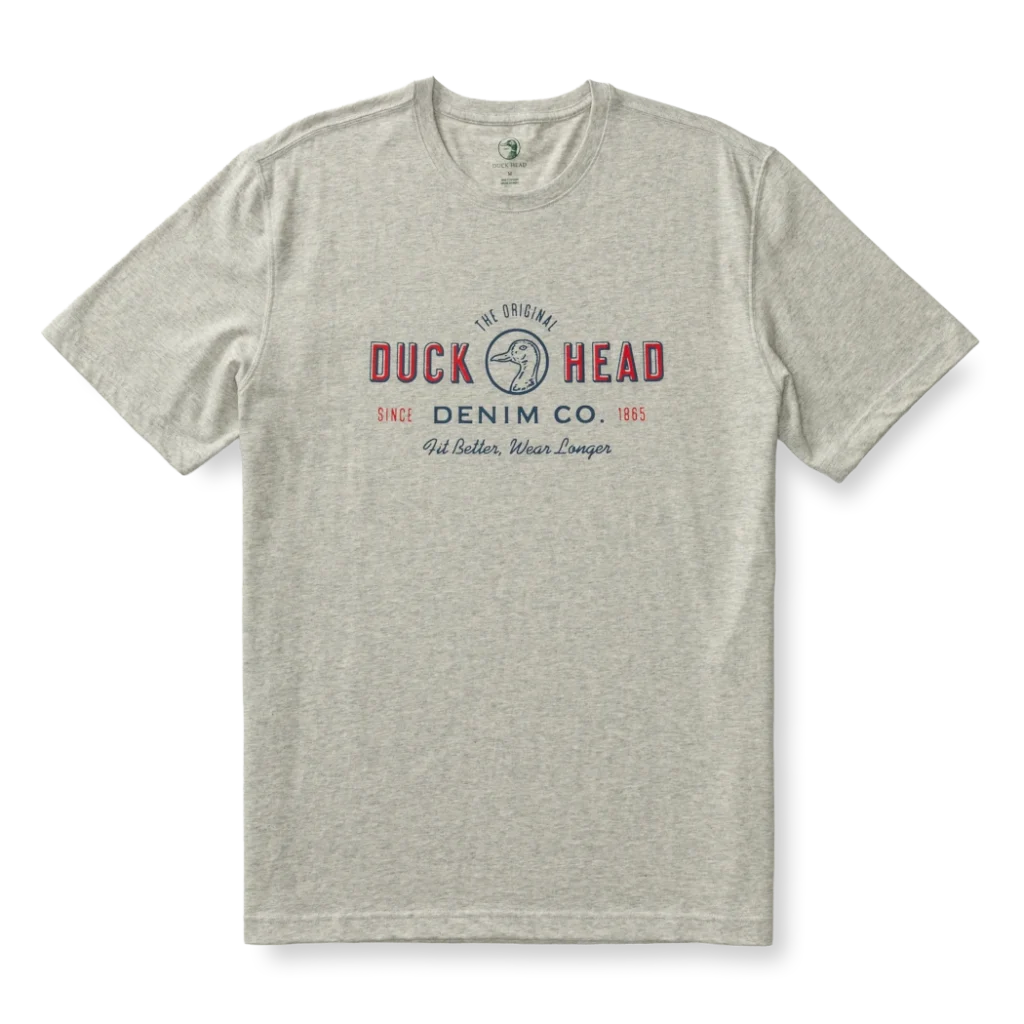 Duckhead Denim Co. T-Shirt - Varsity Grey Duckhead Denim Co. T-Shirt - Varsity Grey