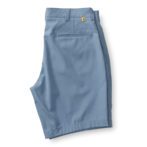Duckhead 9" Long Drive Performance Short - Chambray Blue