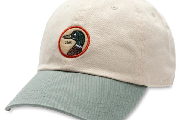 Duckhead Circle Patch Twill Hat - Cream