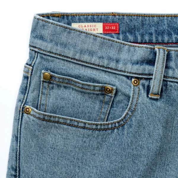 Duckhead Classic Straight Fit Denim - Light Wash