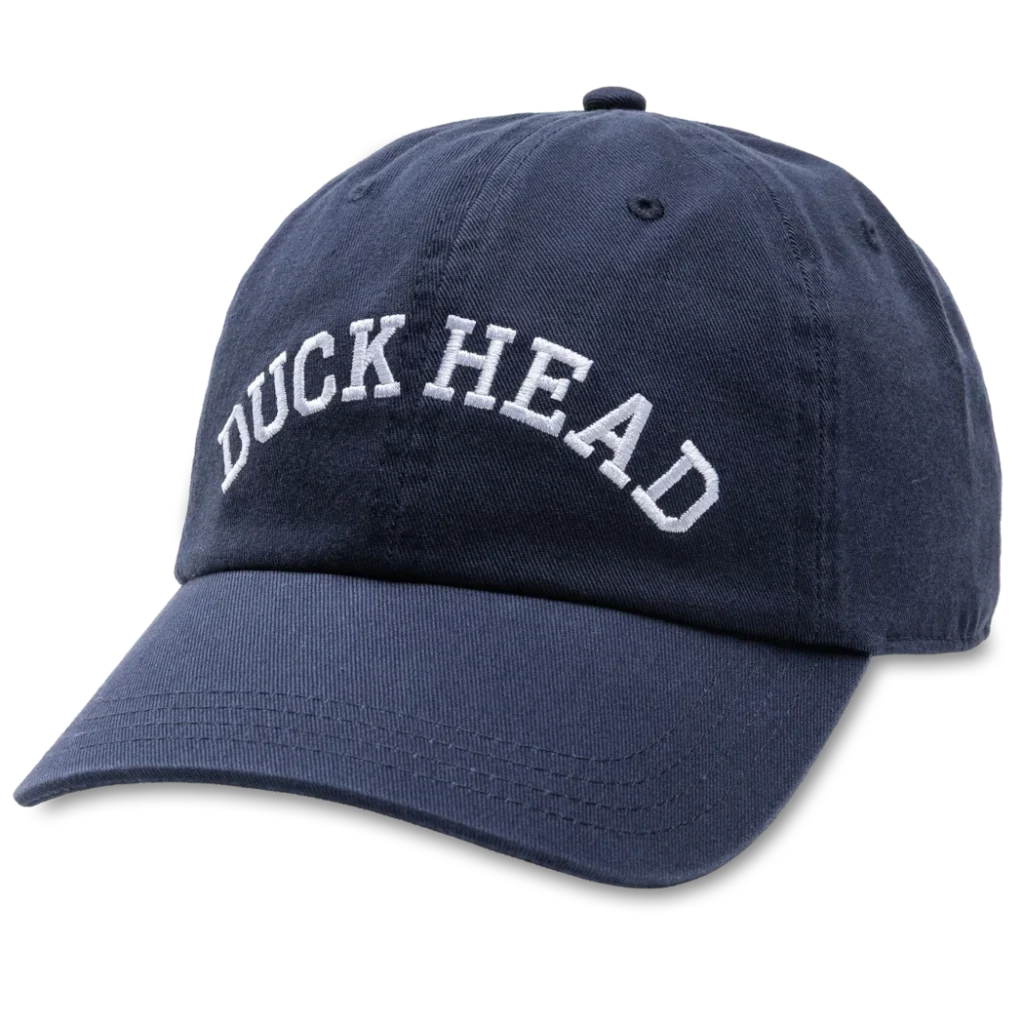Duckhead Gold School Twill Hat - Navy