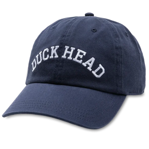 Duckhead Gold School Twill Hat - Navy
