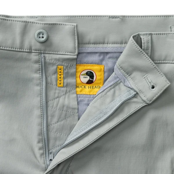 Duckhead Harbor Performance Chino Pant - Quarry Grey