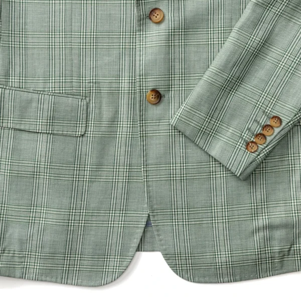 Duckhead Langdon Plaid Sport Coat - Hunter Green