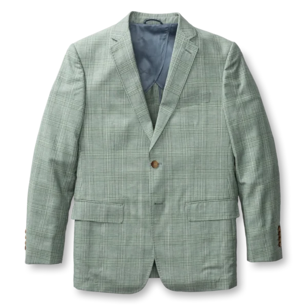 Duckhead Langdon Plaid Sport Coat - Hunter Green