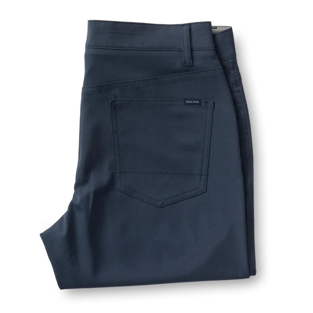 Duckhead Long Drive Performance Five-Pocket Pant - Navy